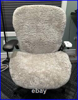 HERMAN MILLER AERON CHAIR Sheepskin Cover Mushroom Color, Size C