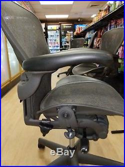 HERMAN MILLER AERON Chair, Size B, All Features, Plus Adjustable Posturefit