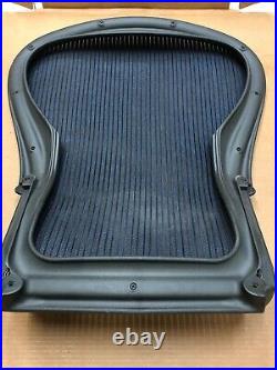 HERMAN MILLER AERON SEAT BACK FOR SIZE C LARGE. Aeron Parts. Dark Blue Color