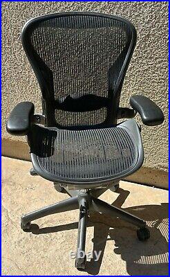 HERMAN MILLER, Aeron style, Size B chair, withLumbar Back Support Pad