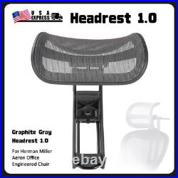 Headrest 1.0 For Herman Miller Aeron Office Engineered Chair Graphite Gray