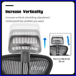 Headrest 1.0 For Herman Miller Aeron Office Engineered Chair Graphite Gray
