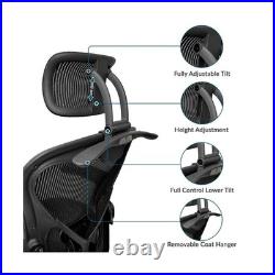 Headrest Attachment Compatible with Herman Miller Aeron Fully Adjustable Heig