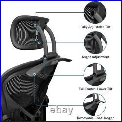 Headrest Attachment Compatible with Herman Miller Aeron Fully Adjustable Heig