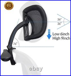 Headrest Attachment Compatible with Herman Miller Aeron Fully Adjustable Height