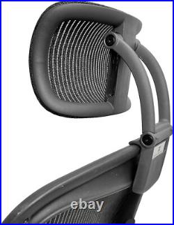 Headrest Attachment Compatible with Herman Miller Aeron Fully Adjustable Height Headrest Attachment Compatible with Herman Miller Aeron Fully Adjustable Height