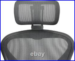 Headrest Compatible with Herman Miller Aeron Remastered Aeron, Graphite Headrest Compatible with Herman Miller Aeron Remastered Aeron, Graphite
