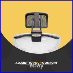 Headrest Compatible with Herman Miller Aeron Remastered Aeron, Graphite Headrest Compatible with Herman Miller Aeron Remastered Aeron, Graphite