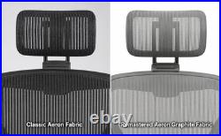 Headrest for Herman Miller Classic Aeron Chair Adjustable Height Tilt Mesh Coat