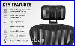 Headrest for Herman Miller Classic Aeron Chair Adjustable Height Tilt Mesh Coat