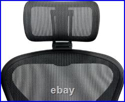 Headrest for Office Chair Attachment Remastered Aeron, Black Onyx Headrest for Office Chair Attachment Remastered Aeron, Black Onyx