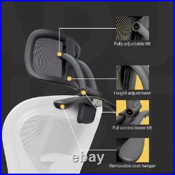 Headrest for Office Chair Attachment Remastered Aeron, Black Onyx