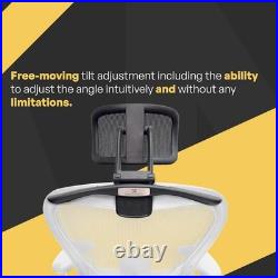 Headrest for Office Chair Attachment Remastered Aeron, Black Onyx