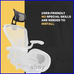 Headrest for Office Chair Attachment Remastered Aeron, Black Onyx