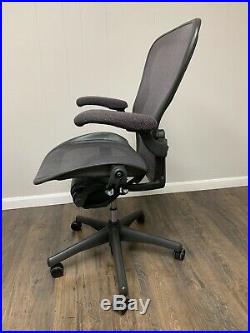 Herman Miller AERON C Fully LOADED Office Chair Rare Eggplant Color