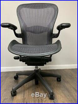 Herman Miller AERON C Fully LOADED Office Chair Rare Eggplant Color