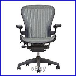 Herman Miller AERON Chair In Gray Basic Model Size B Perfect for Conference Room