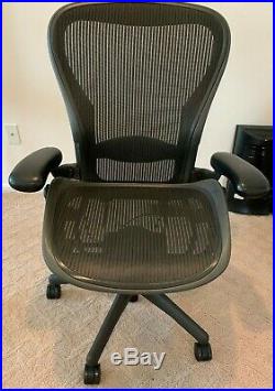 Herman Miller AERON Chair Size C LARGE Office AE123AWC
