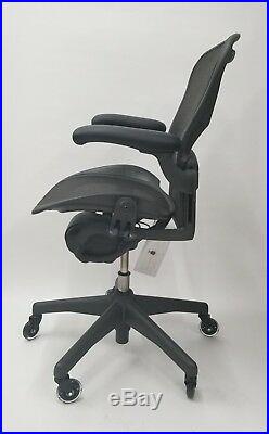 Herman Miller AERON Chairs Fully Adjustable Model Size B with Rollerblad casters
