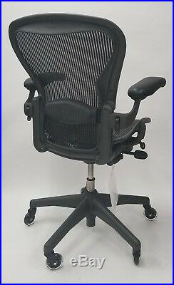 Herman Miller AERON Chairs Fully Adjustable Model Size B with Rollerblad casters