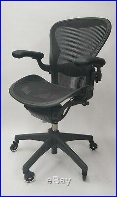 Herman Miller AERON Chairs Fully Adjustable Model Size C / Rollerblade casters