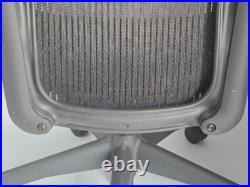 Herman Miller Aeron AE113HWB Black Ergonomic Mesh Office Chair Adjustable Arms