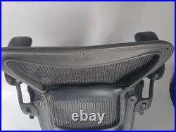 Herman Miller Aeron AE113HWB Black Ergonomic Mesh Office Chair Adjustable Arms