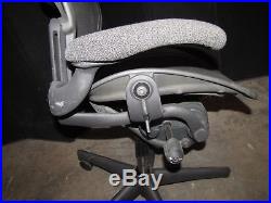 ^^ Herman Miller Aeron Adjustable Black Medium Chair Parts/repair (ar34)