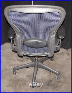 ^^ Herman Miller Aeron Adjustable Blue Large Chair Parts/repair (ar100)