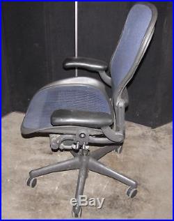 ^^ Herman Miller Aeron Adjustable Blue Large Chair Parts/repair (ar100)