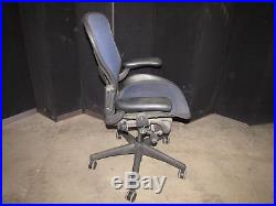 ^^ Herman Miller Aeron Adjustable Blue Medium Chair Parts/repair (ar54)
