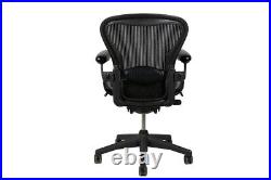 Herman Miller Aeron Adjustable Swivel Mesh Task Chair Size B Preowned