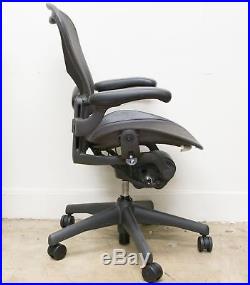 Herman Miller Aeron B Chair Fully Loaded Carbon Black 2011 AE113AWBAJ