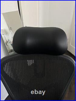 Herman Miller Aeron B Graphite with Posturefit and Atlas Headrest Fully Loaded