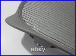 Herman Miller Aeron B Seat & Mesh Distressed size B Medium Grey Smoke #2R