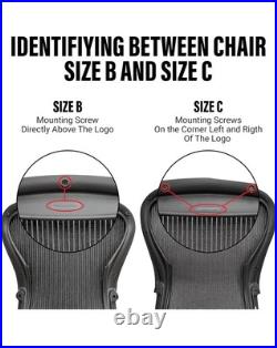 Herman Miller Aeron B Size Back Frame OEM Gaming Black Onyx Herman Miller Aeron B Size Back Frame OEM Gaming Black Onyx