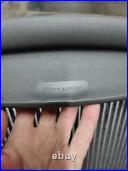 Herman Miller Aeron Back Rest New 3D01 Frame Size B Black Mesh