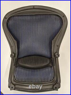 Herman Miller Aeron Back and Seat Pan w Mesh Cobalt Blue B Medium