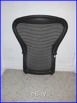 Herman Miller Aeron Backrest Size B, With Tuxedo Pattern