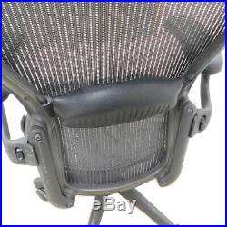 Herman Miller Aeron Black Adjustable Office Chair 16-20.5 Seat H Foam Backing