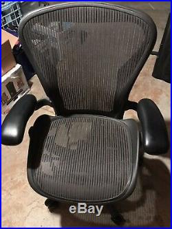 Herman Miller Aeron Black Chair Size B