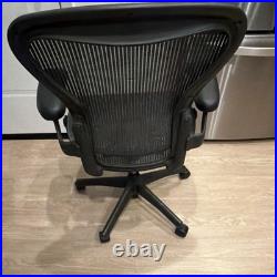 Herman Miller Aeron Black Mesh Ergonomic Office Chair with Adjustable Armrests