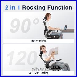 Herman Miller Aeron Chair'ALTERNATIVE' Ergonomic 3D Armrests and 3D Headrest