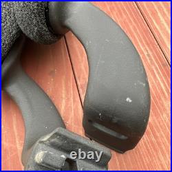 Herman Miller Aeron Chair Adjustable Swivel Tweed Woven Arm Pair