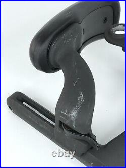 Herman Miller Aeron Chair Arm Yoke with Armrest Pad, Left & Right Pair Flip Lever