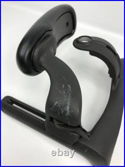 Herman Miller Aeron Chair Arm Yoke with Armrest Pad, Left & Right Pair Flip Lever
