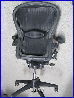 Herman Miller Aeron Chair Authentic Black Size C