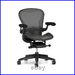 Herman Miller Aeron Chair, B, Graphite