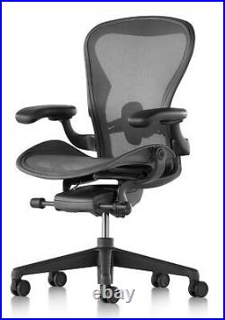 Herman Miller Aeron Chair, B, Graphite