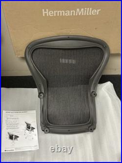 Herman Miller Aeron Chair Back Replacement Size B Black 3D01 OEM Mesh